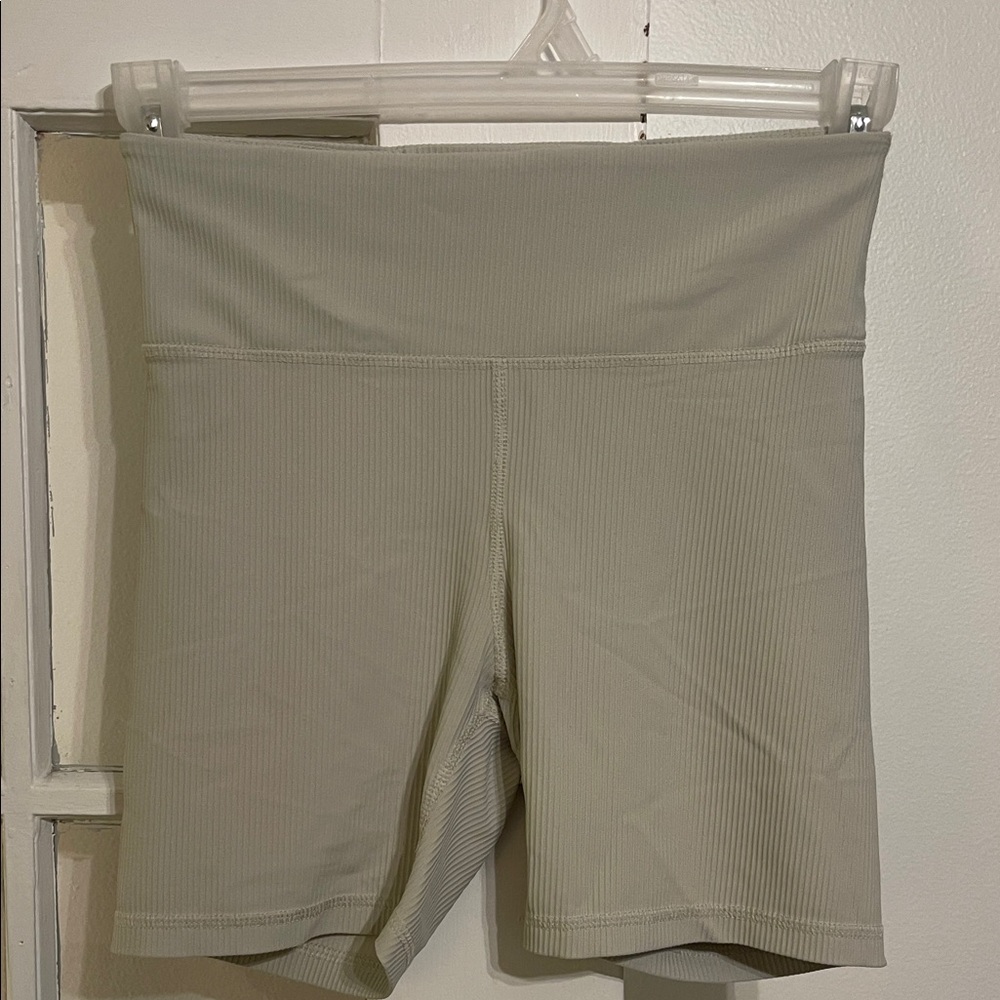 Women's Off-White Biker Shorts